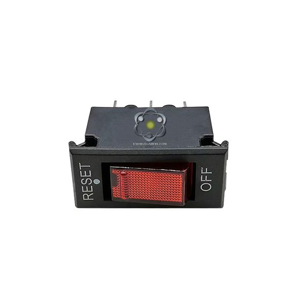 ST-001  5А, 3 pin, 220V, ON-OFF Автоматический выключатель, красная клавиша с подсветкой (WH-201) 0105 фото