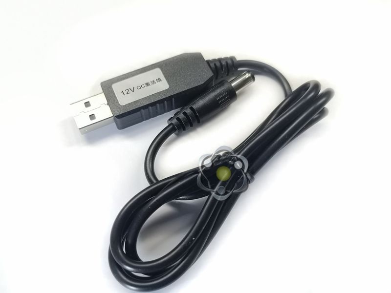 12V USB Кабель триггер QC для питания устройств от повербанка 3510 фото