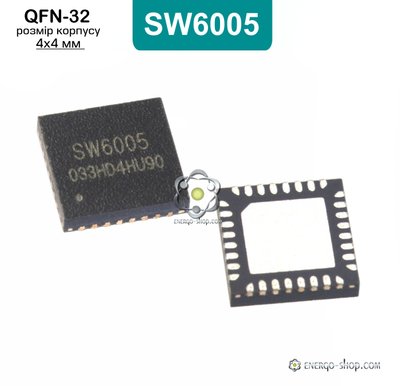 SW6005, QFN-32 мікросхема 5V 2.4A 9081 фото