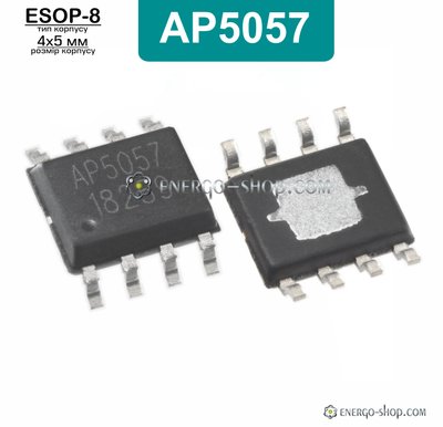 AP5057, ESOP-8 микросхема контроллер заряда Li-ion АКБ ток 1A 9152 фото