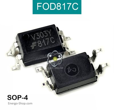 FOD817C SOP4 оптрон, маркировка F817C (совместим с PC817C) 8173 фото