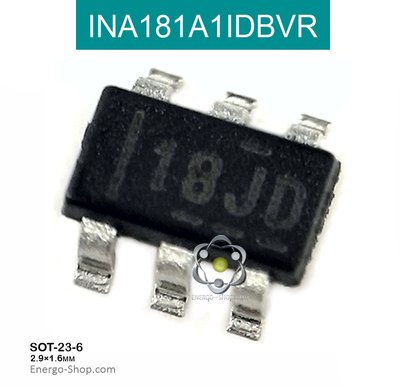 INA181A1IDBVR SOT-23-6, код маркування 18JD мікросхема 18123 фото
