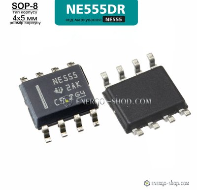 NE555, SOP-8 микросхема NE555DR 9160 фото
