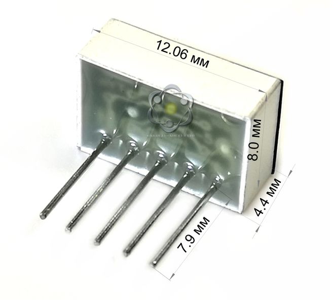5pin LED индикатор HMD-1028-5 для мобильных устройств 12*8*4,4 мм 12845 фото