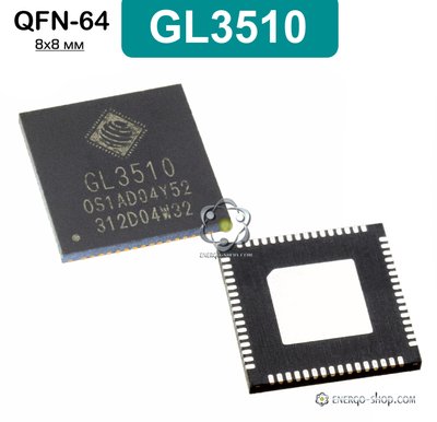 GL3510 QFN-64 микросхема USB 3.0 Hub Контроллер 9068 фото